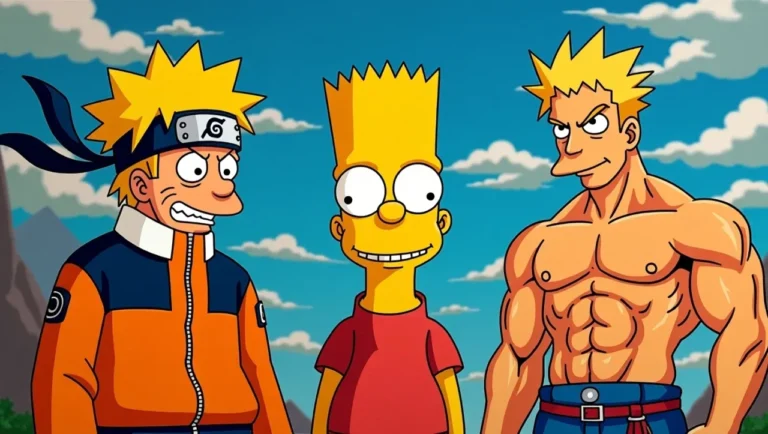 Kartun Rambut Kuning Jabrik