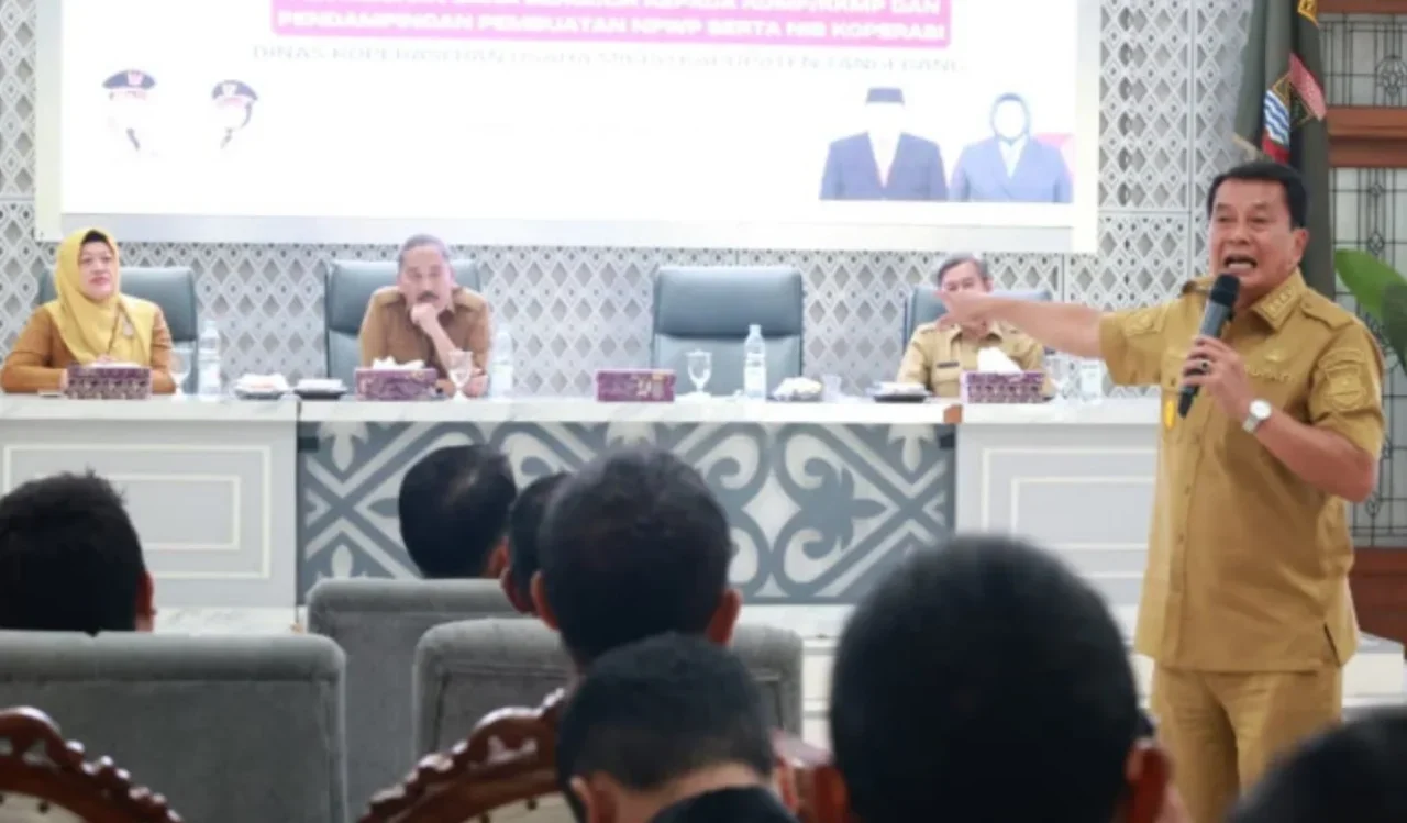 Bupati Tangerang Tekankan Transparansi Dana Bergulir Koperasi