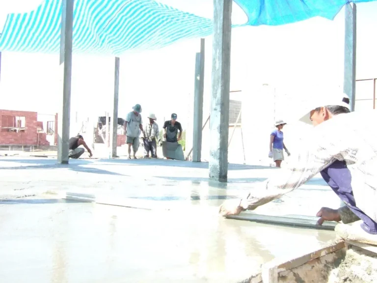 Proses Mengecor Lantai Rumah