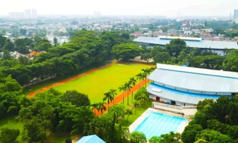 Drone View Kampus Deutsche Schule Jakarta