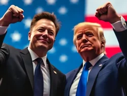 Bikin Geger! Donald Trump dan Elon Musk Kepergok Akur di Acara Duka, Sinyal ‘Balikan’ Politik?