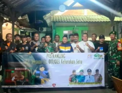 Bukan Kaleng-Kaleng! Siskamling Setu: TNI, Lurah, Warga Bersatu Jaga Keamanan Lingkungan