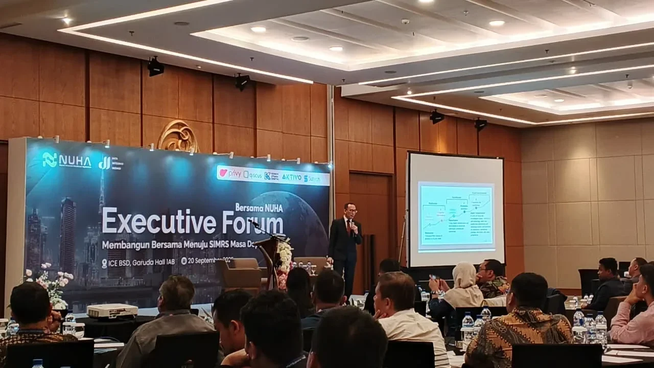 Executive Forum NUHA 2025 di ICE BSD: Integrasi SIMRS & AI Jadi Kunci Transformasi Layanan Kesehatan
