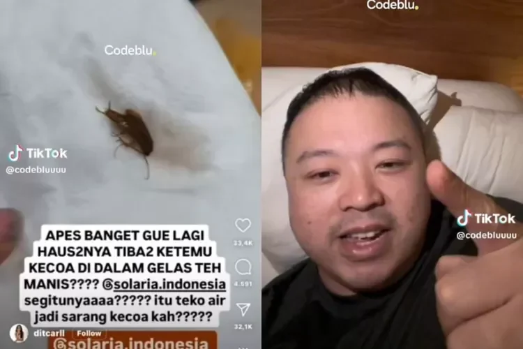 Geger! Minuman Kafe Ternama ‘Berbonus’ Kecoa, Respon Pelayanan Bikin Netizen Murka!