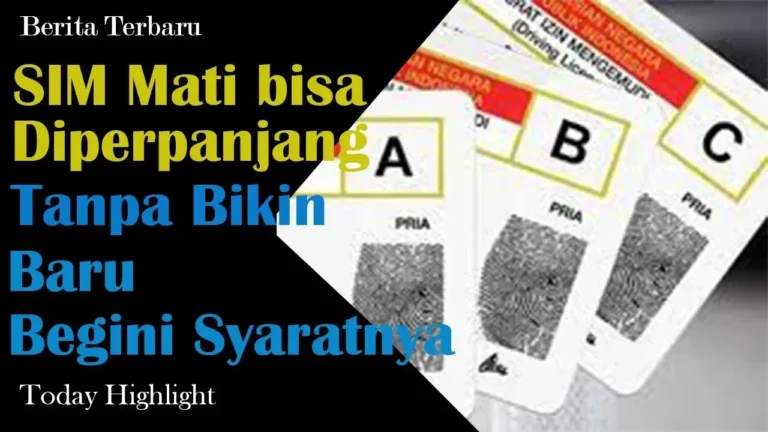 Contoh tampilan Surat Izin Mengemudi (SIM) golongan A, B, dan C.