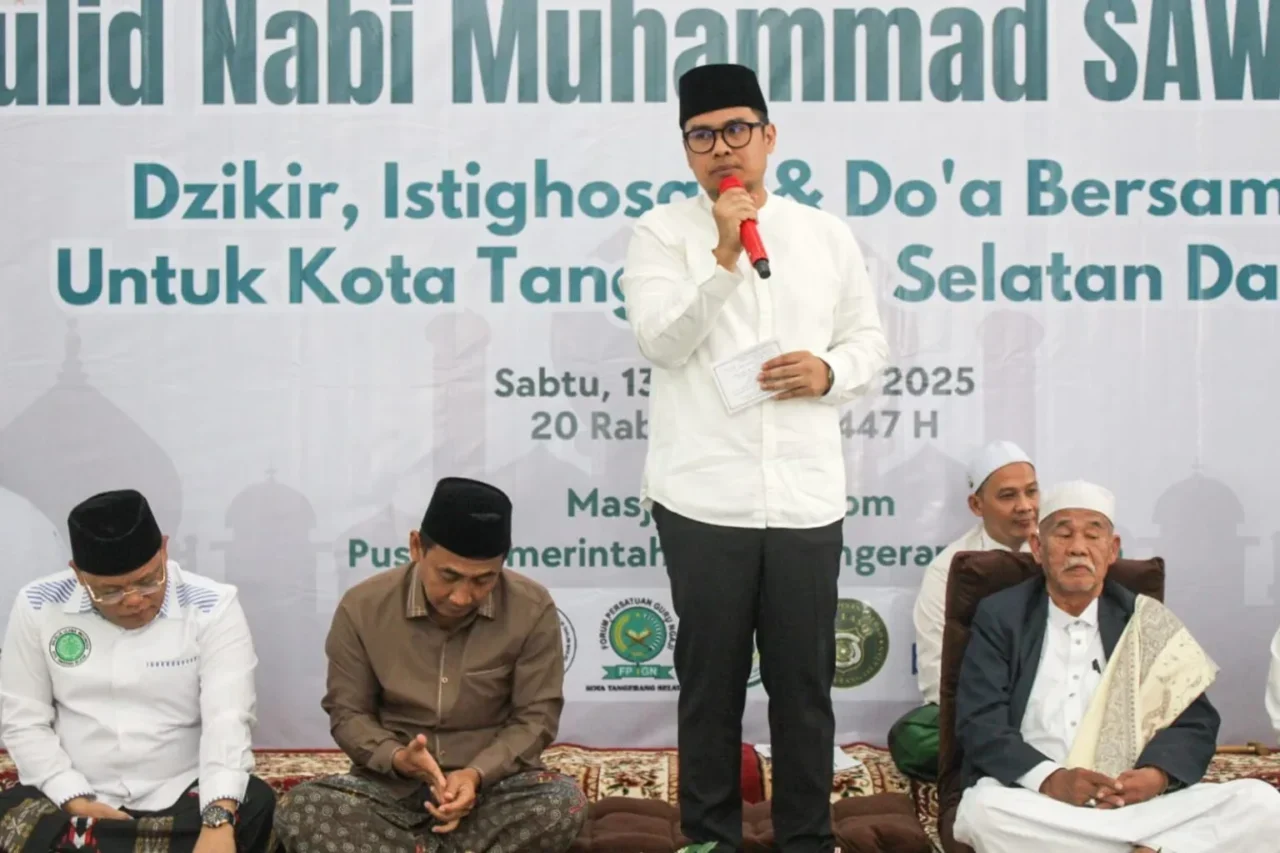 Tangsel Bikin Adem! Ribuan Warga & Pemkot Bersatu di Maulid Nabi, Pilar Saga Ungkap Pesan Penting Ini!