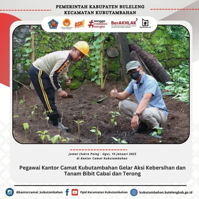 Wali Kota Benyamin Davnie menanam bibit di Kawasan Pertanian Terpadu, Ciater.