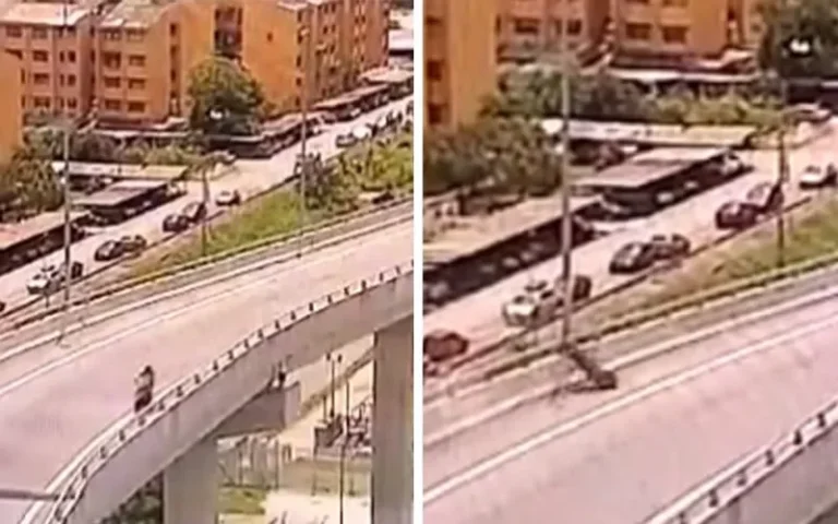 Rekaman CCTV jalanan Jakarta dengan mobil-mobil melintas, mengilustrasikan lokasi kejadian.