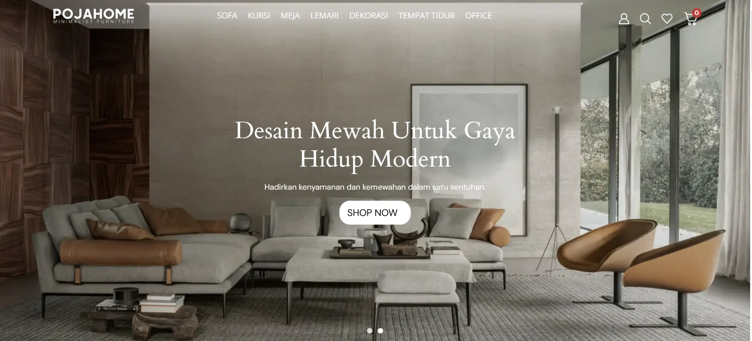 Halaman Website Pojahome