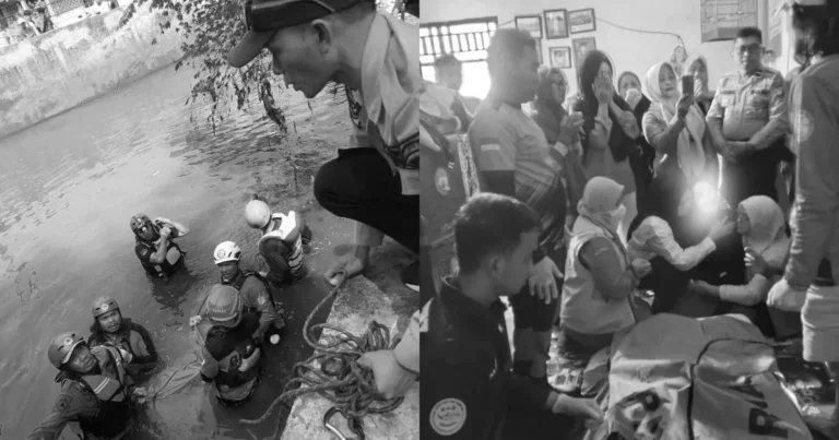 Bocah Hanyut di Pamulang Estate Ditemukan, Keluarga Menangis Histeris