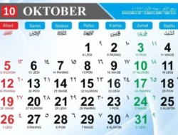 Kalender Oktober 2025 Lengkap: Masehi, Jawa, Hijriyah, dan Deretan Hari Penting yang Wajib Kamu Tahu!