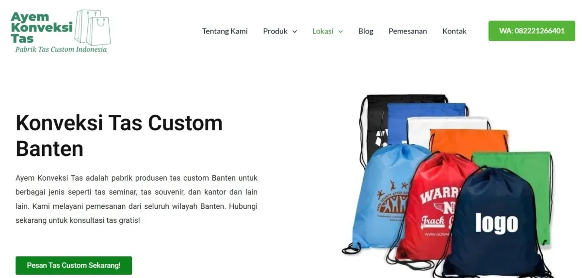 Konveksi Tas Custom