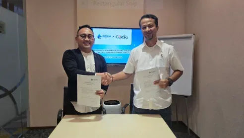 PT Enam Titik Satu dan PT CERdig Cerdas Digital Teken MoU Penguatan Ekonomi Sekolah