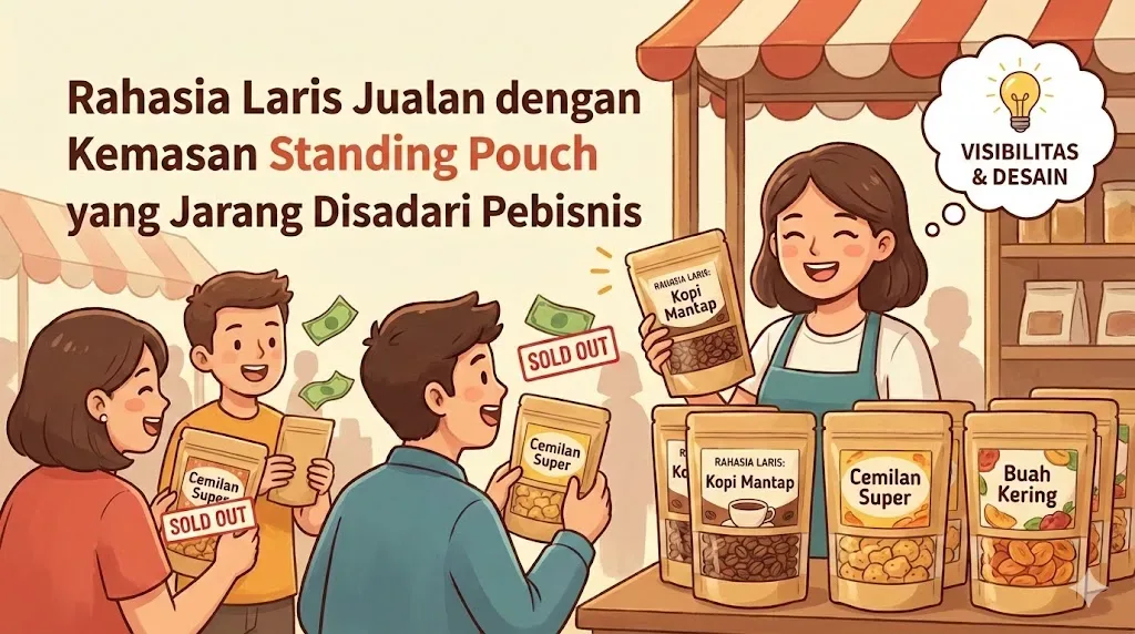 Rahasia Laris Jualan dengan Kemasan Standing Pouch yang Jarang Disadari Pebisnis
