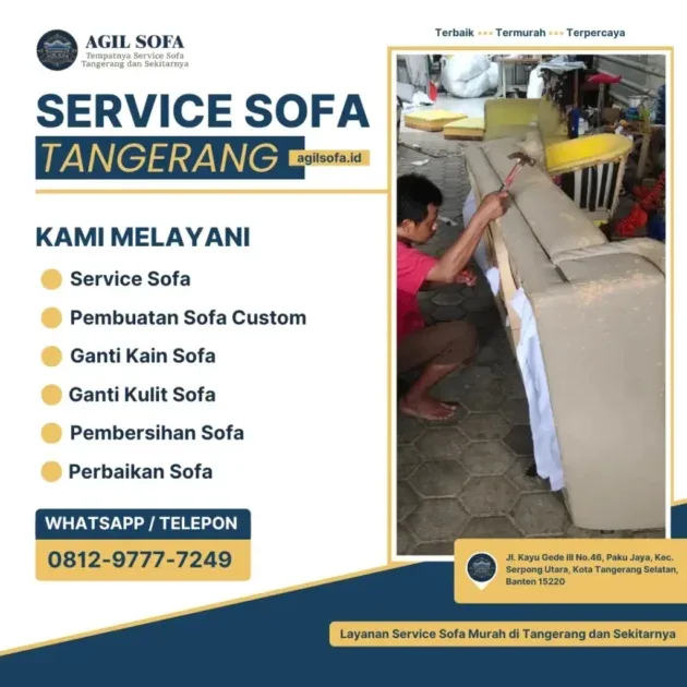 Rekomendasi Service Sofa Tangerang dan Sekitarnya