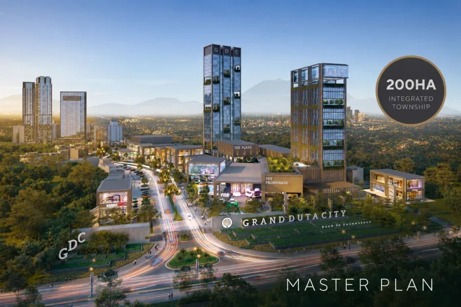 Masterplan kawasan kota mandiri Grand Duta City South of Jakarta