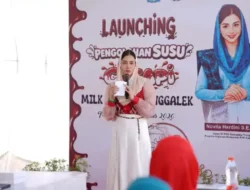 Novita Hardini Launching Rumah Produksi Susu Cu Ca Pi Trenggalek, Targetkan Pemberdayaan Ekonomi Warga